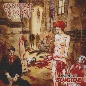 Cannibal Corpse - Gallery Of Suicide LP (Offwhite with Red Splatter Vinyl)
