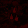 Album cover art featuring a red textured background with two large red droplets on it.