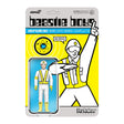 Super7 Beast Boys 'Megalectic' AD-ROCK ReAction figure in its original blister card packaging, featuring a retro-style yellow and gray cardback with an illustration of the character.