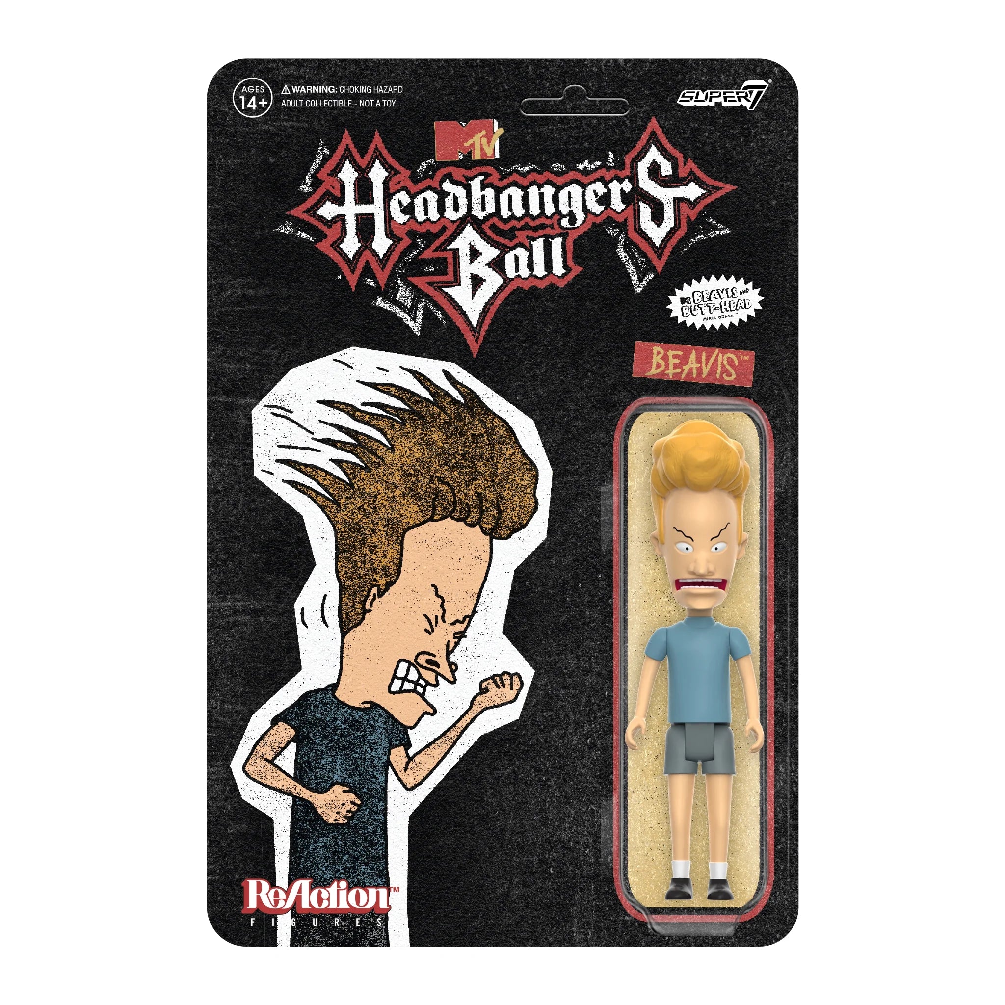 Beavis and Butt-Head ReAction Wave 3 Beavis (Headbanger's Ball Beavis and Butt-Head ReAction Wave 3 Beavis (Headbanger's Ball