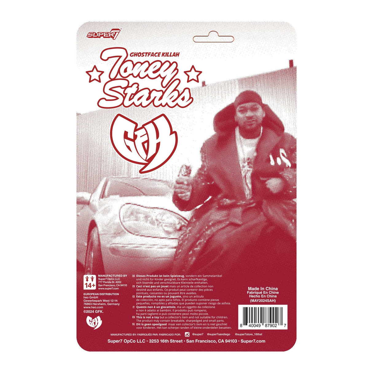 Ghostface Killah ReAction Figures Ghostface Killah (Toney Starks)