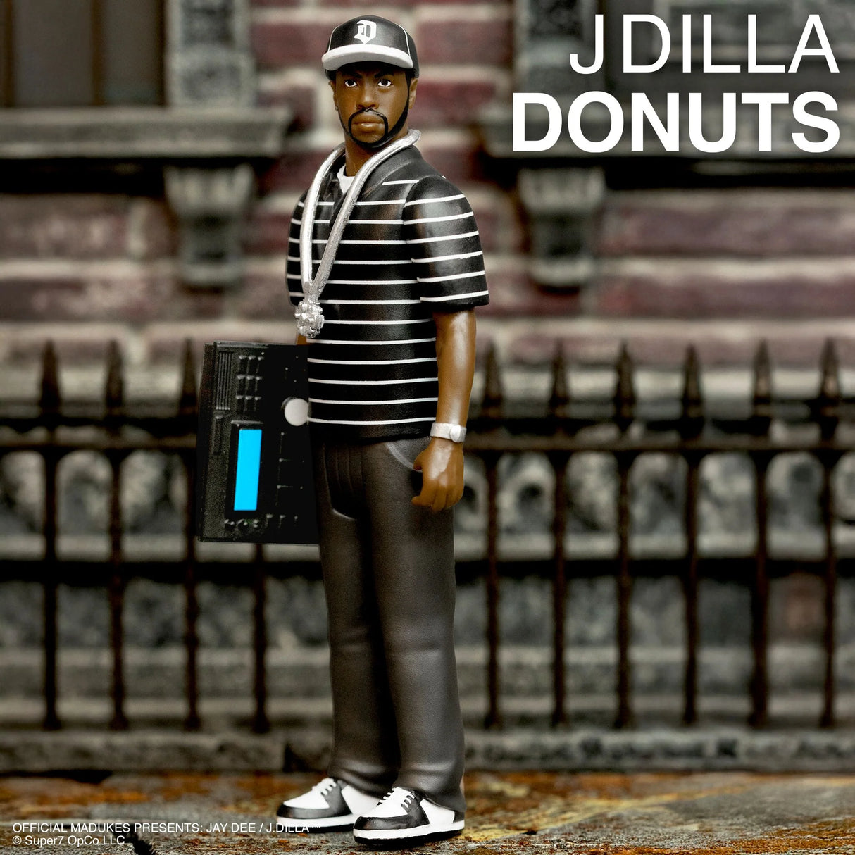 J Dilla ReAction Figures Wave 1 J Dilla (Donuts - Smile Album Cover)