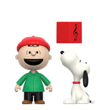Peanuts ReAction Figures Charlie Brown And Snoopy (Caroling)