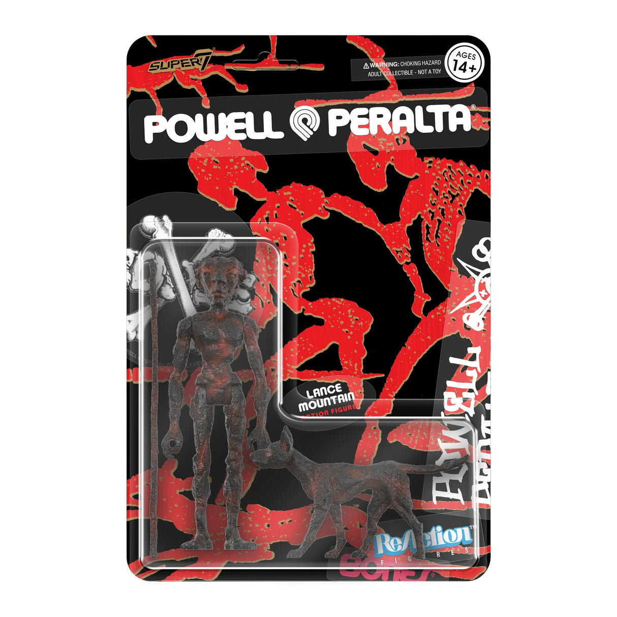 Powell-Peralta ReAction Figure Wave 3 Lance Mountain (Lava Rock)