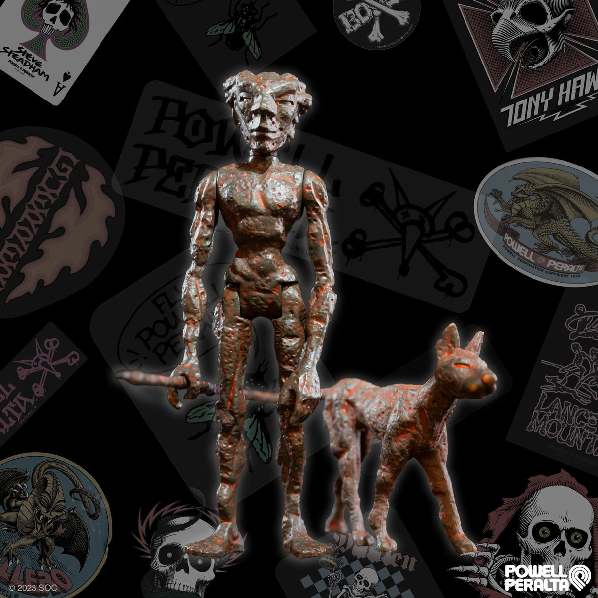 Powell-Peralta ReAction Figure Wave 3 Lance Mountain (Lava Rock)