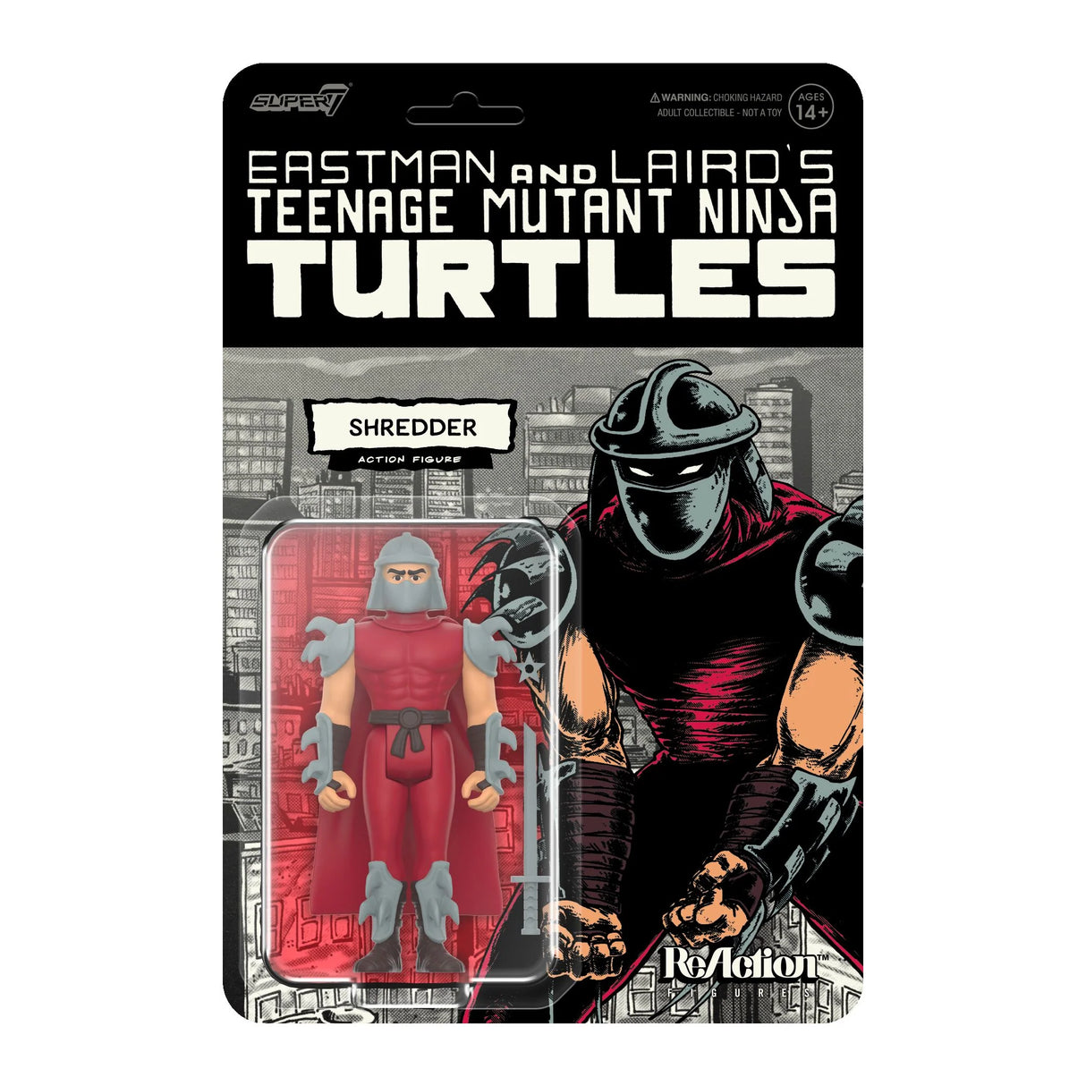 Teenage Mutant Ninja Turtles ReAction Figures Wave 11 Shredder (Comic Color)
