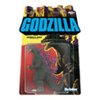 Godzilla action figure in packaging with colorful background