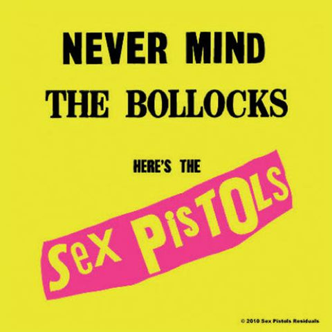 The Sex Pistols Single Cork Coaster - Never Mind
