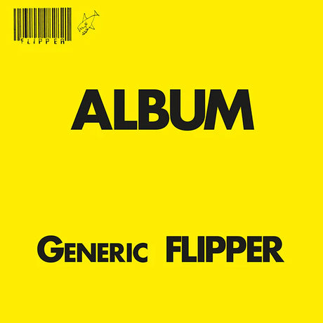Album cover with 'Album' and 'Generic Flipper' text on a yellow background