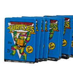 Teenage Mutant Ninja Turtles 2nd Series Trading Cards (5 Cards, 1 Sticker)