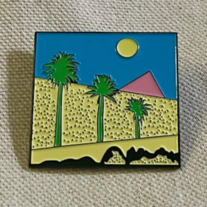 The Cure Boys Pyramid Pin