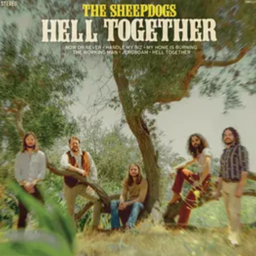 The Sheepdogs - Hell Together LP (Indie exclusive - green w/yellow sunburst Vinyl)