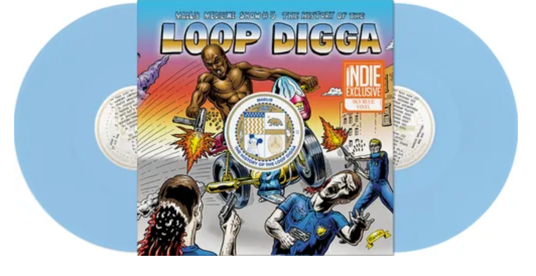 Madlib - Medicine Show No.5 - History Of The Loop Digga: 1990-2000 2LP (RSD Essential Indie Colorway Sky Blue)