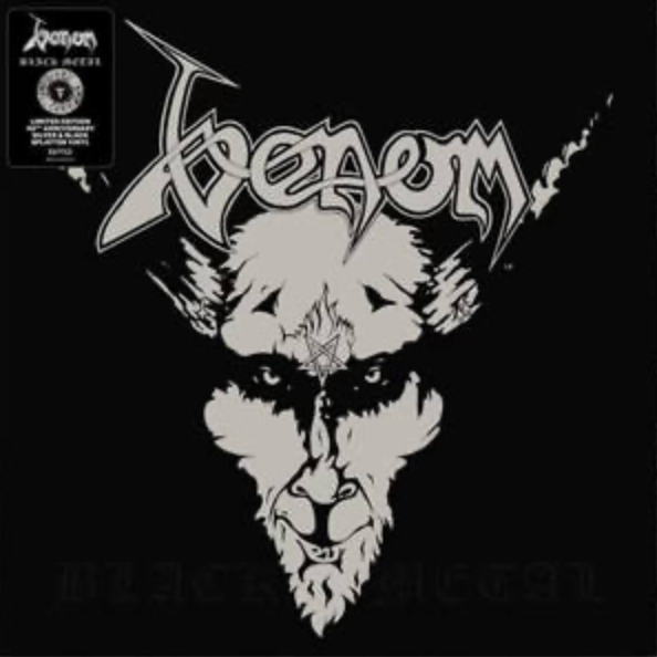 Venom - Black Metal (40th Anniversary Edition) (Silver/Black Swirl Colour Vinyl) LP
