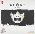 Album cover for 'Ghost of Yotei' with a stylized face and text on a white background
