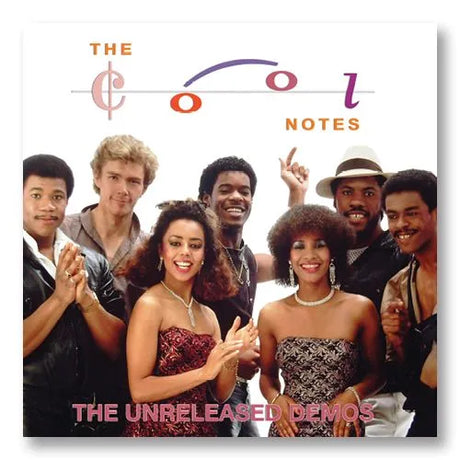 Album cover for 'The Cool Notes: The Unreleased Demos' featuring a group of people.