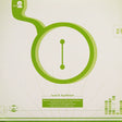 A green and white diagram labeled 'Level 2: Equilibrium' with a large circular balance symbol and small instructional text.