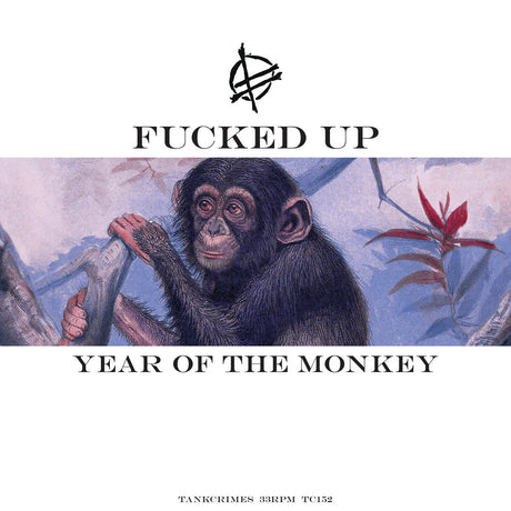 Album cover for 'Year of the Monkey' by Fucked Up featuring a monkey illustration.