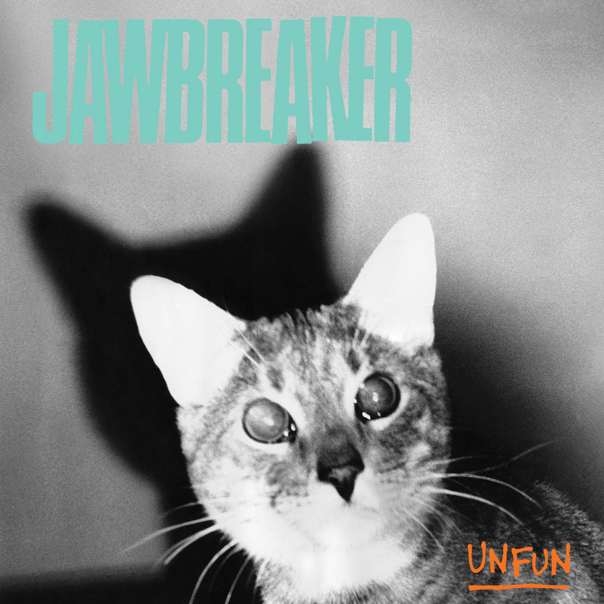 Cat's face with 'Jawbreaker' and 'Unfun' text overlay