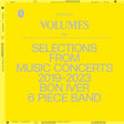Album cover for 'Volumes One' by Bon Iver with text on a yellow background