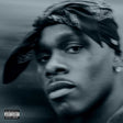 Black and white album cover with a person wearing a cap, featuring a 'Parental Advisory' label.