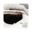 Album cover of 'Blood Bank' by Bon Iver with a snowy scene.
