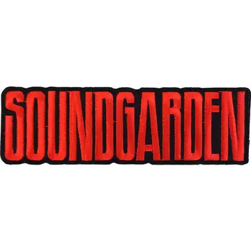 Soundgarden - Red Logo On Black Patch