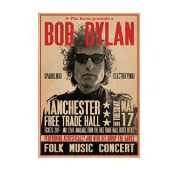 Bob Dylan Manchester Poster – Beat Street Records