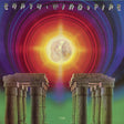 Album cover with colorful design and columns, featuring the text 'Earth, Wind & Fire'.
