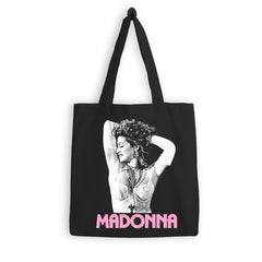 Madonna Tote Bag (Pink Letters)