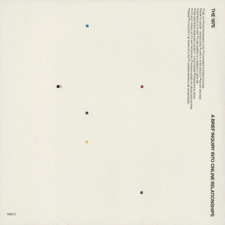 Album cover with minimal design and text on a beige background