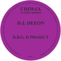 A circular purple vinyl record cover for Chiwax's 'Classic Edition' of D.J.