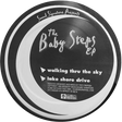 Vinyl record label for 'The Baby Steps EP' with text and branding.