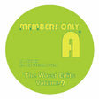 Green record label with 'Members Only' branding and track listings on a white background