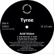 Vinyl record label for 'Tyree' by Chicago Vinyl Records with track listing and branding.