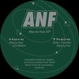 Green circular design with 'ANF' and track listings on a black background