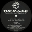 Vinyl record label for 'The Ron Allen Sound Experience EP' with tracklist and Strobe Records logo.