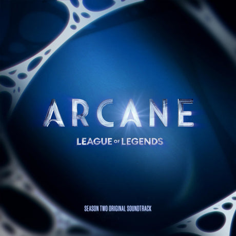 Album cover for 'Arcane: League of Legends' with blue and black design