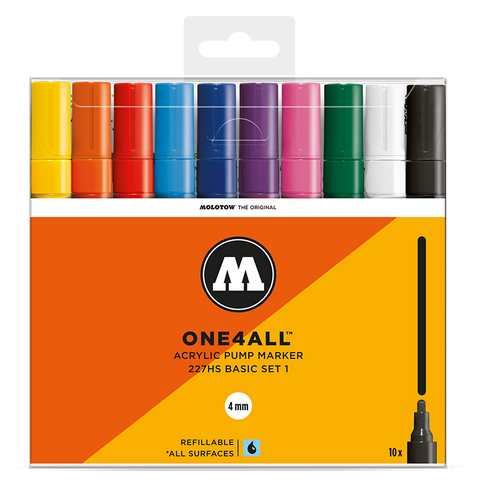 Molotow 227HS (10 Markers Kit) - Basic set 1