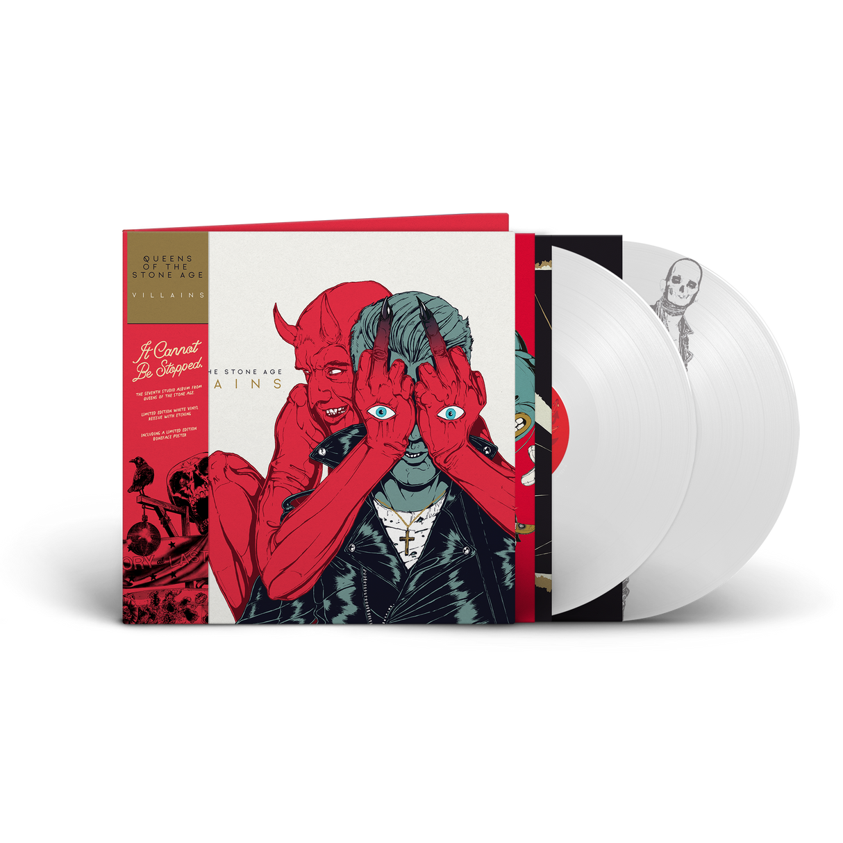 Queens Of The Stone Age - Villains. 2LP + Poster (White Vinyl)