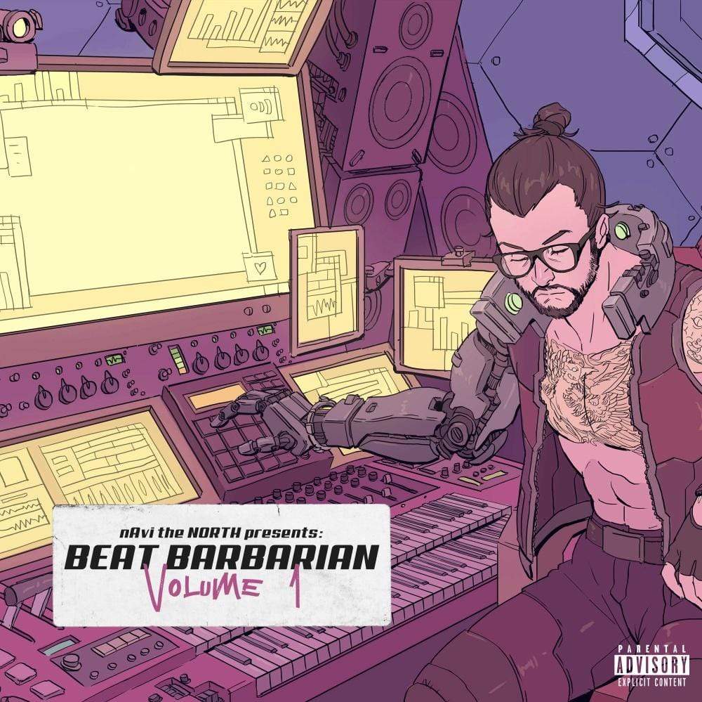 naVi the NORTH - Beat Barbarian, Volume 1 LP (Purple/Yellow Vinyl)