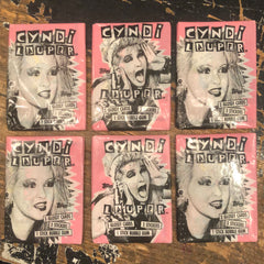 Cyndi Lauper Trading Cards - 1 Pack (3 Cards, 3 Stickers)