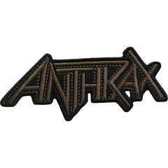 Anthrax Standard Patch - Brown Logo