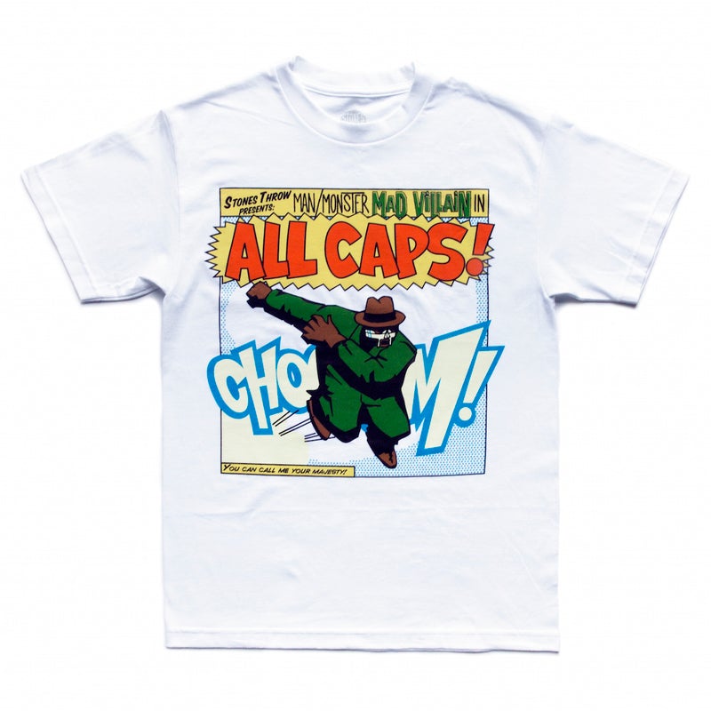 Madvillain - All Caps T-shirt White