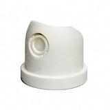 A white female fill cap for spray painting medium to wide lines. 