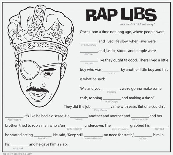 Bun B's Rap Coloring Book