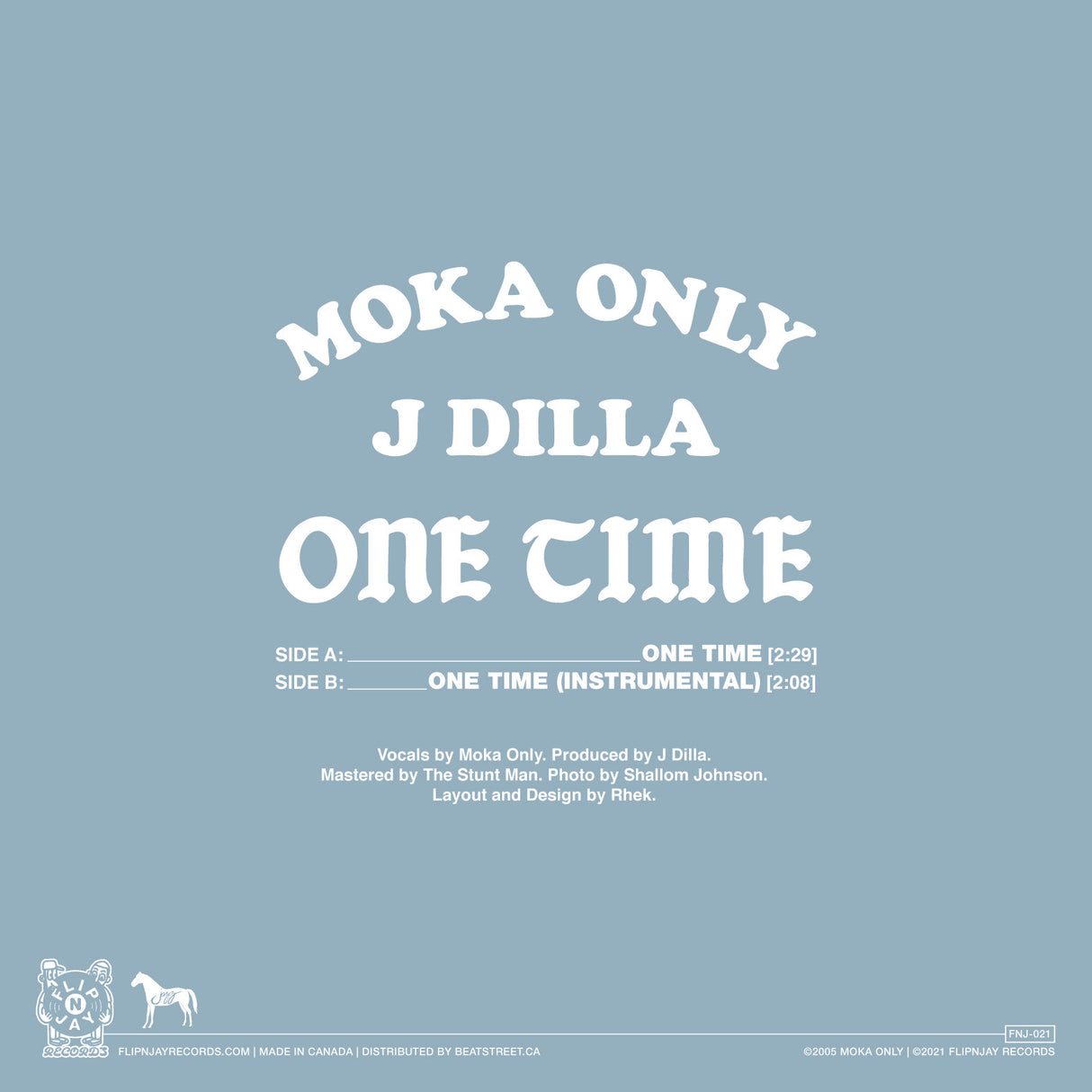 Moka Only - One Time 7-Inch (Produced by J Dilla)