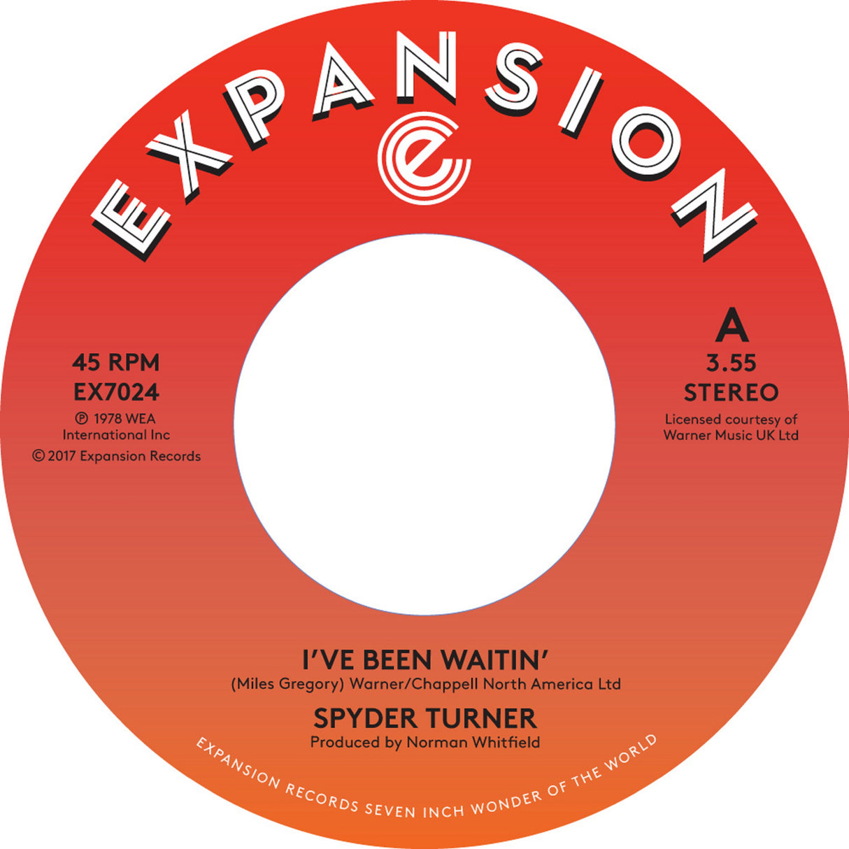 Spyder Turner - I've Been Waitin' 7-Inch