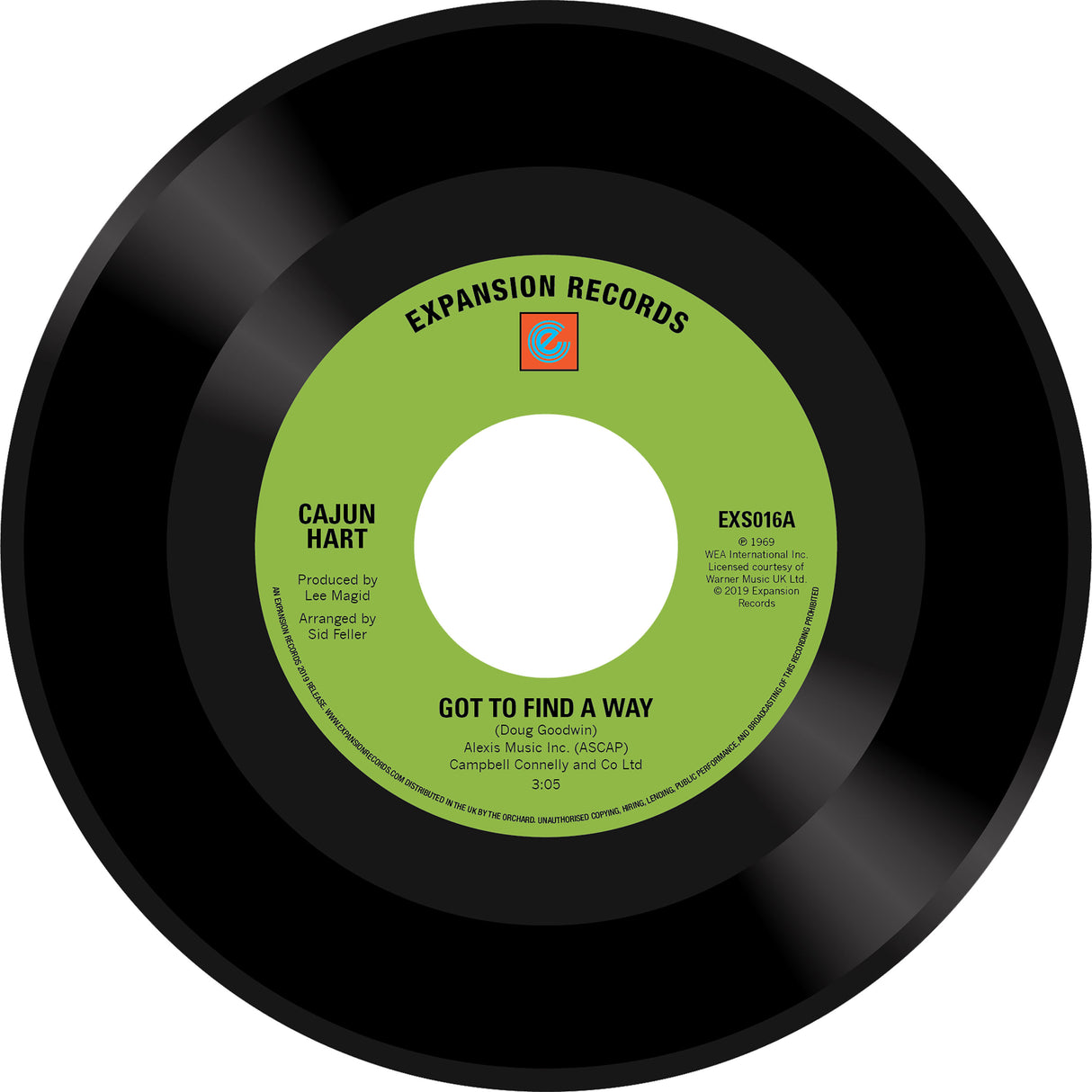 Cajun Heart - Got To Find A Way 7-Inch