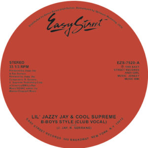 Lil' Jazzy Jay & Cool Supreme - B-Boys Style 7-Inch